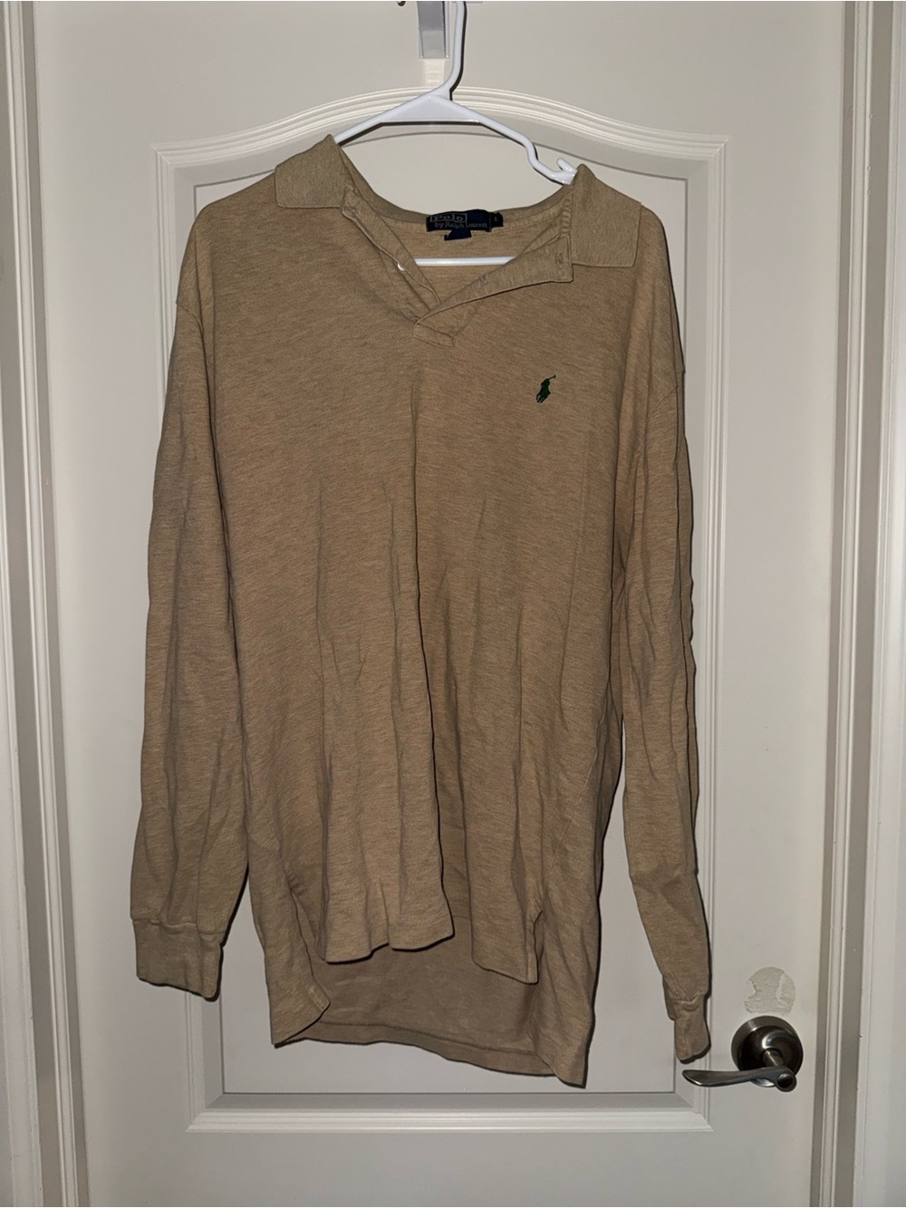 Ralph Lauren Polo Short Sleeve Shirt in Tan